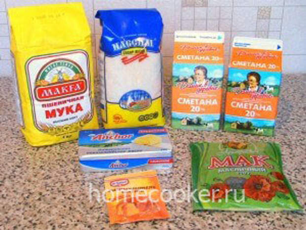 Ingredienty dlya smetannogo torta 300x225 Торт Сметанный