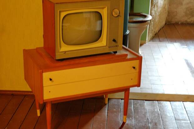 Телевизор в Музее Сааремаа