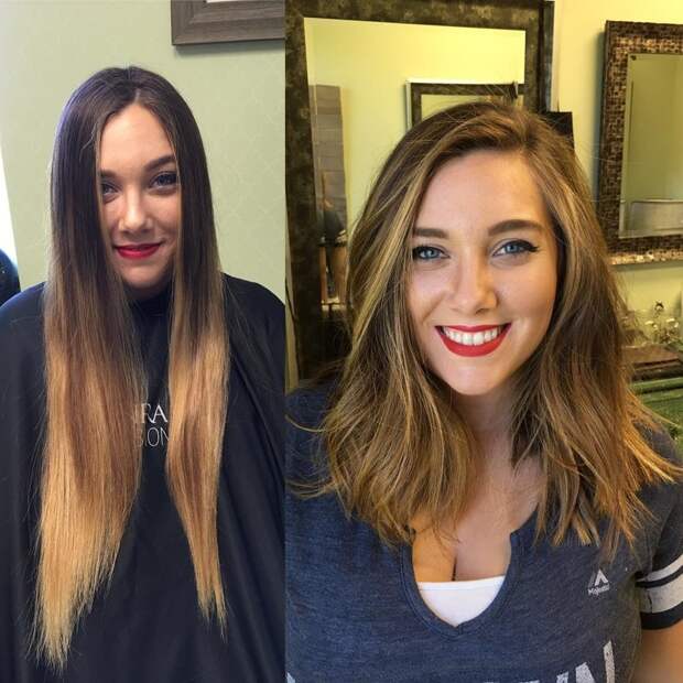 До и после: как одна лишь стрижка способна кардинально преобразить человека волосы, стрижка