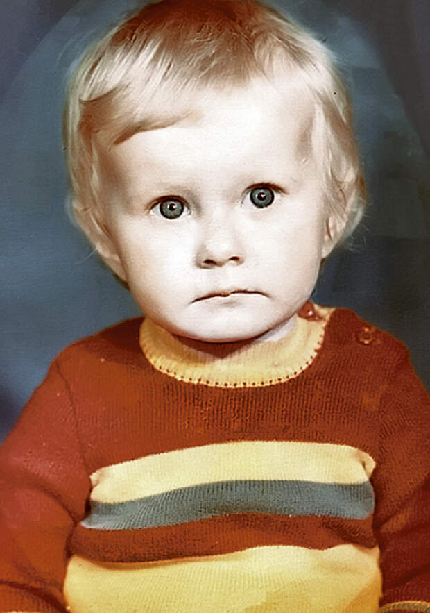 Мальчик станет копией мамы - какой Ксения была в нежном возрасте. Те же светлые волосы и голубые глаза. Фото: Соцсети