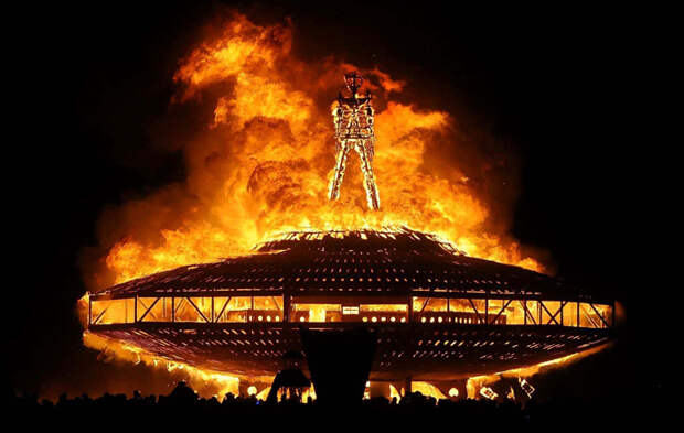 Burning Man finale
