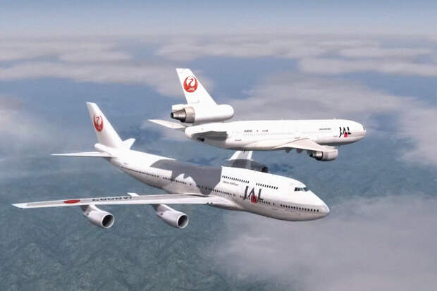 Два авиалайнера едва не столкнулись в небе над Японией 25 лет назад