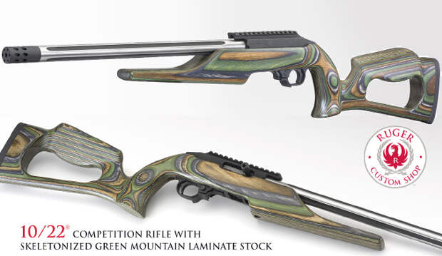Винтовка Ruger 10/22 Competition Green Mountain Laminate