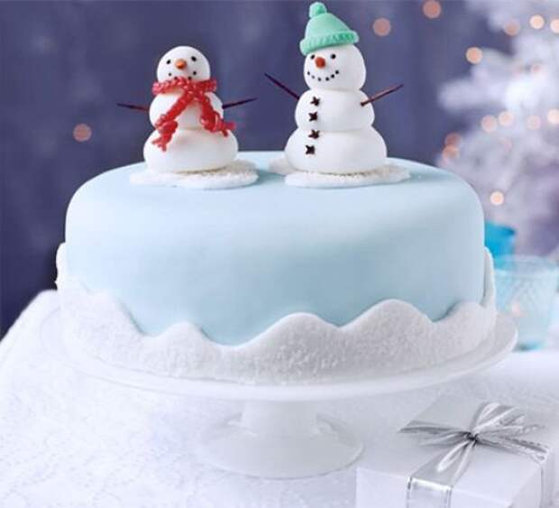 snowman-friends-cake-decoration