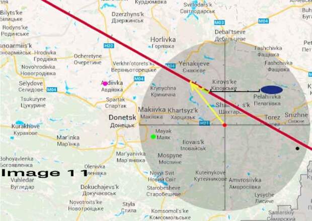 Позиция к югу от Шахтёрска