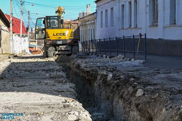 В Старом городе Симферополя завершили строительство канализации