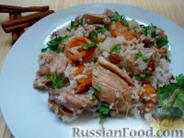Фото к рецепту: Курица с рисом