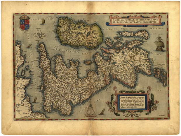 Карты 1570 года.