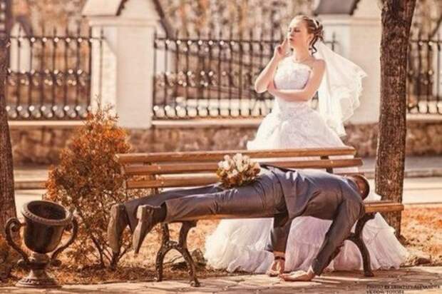 Свадебные фотоприколы (21 шт)