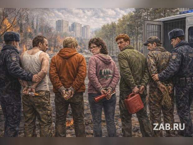 Пятеро поджигателей попались в Забайкалье за три месяца