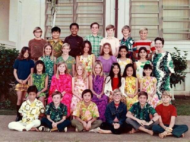 Частная начальная школа острова Пунахоу являлась очень престижной, в ней учились наиболее богатые и успешные ученики, Гонолулу, США, 1972 год.