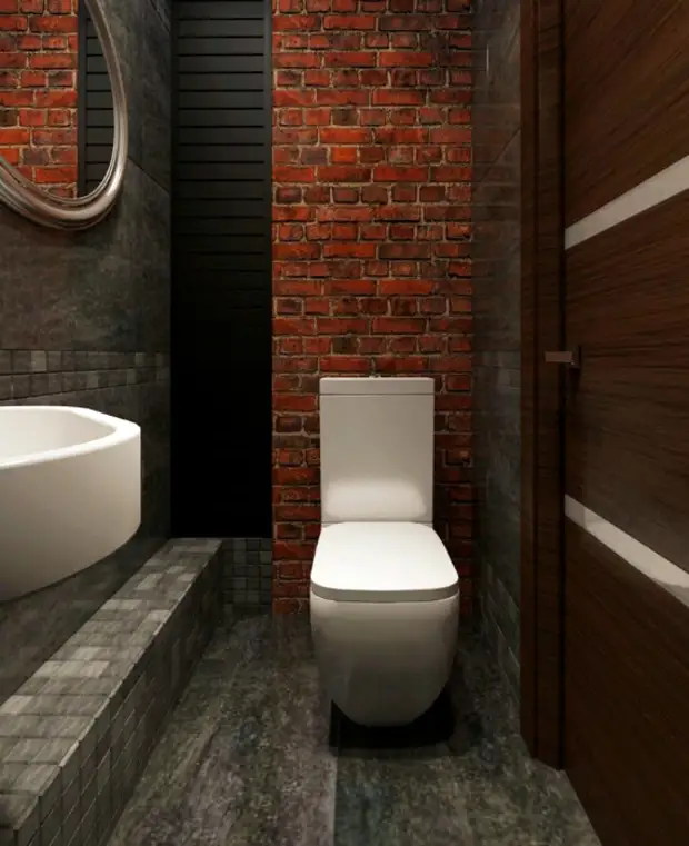 15 нетривиальных идей для дизайна туалета без скучной плитки и пластика