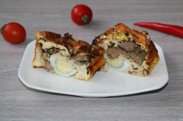 Дроб с куриной печенью. \ Фото: twitter.com.