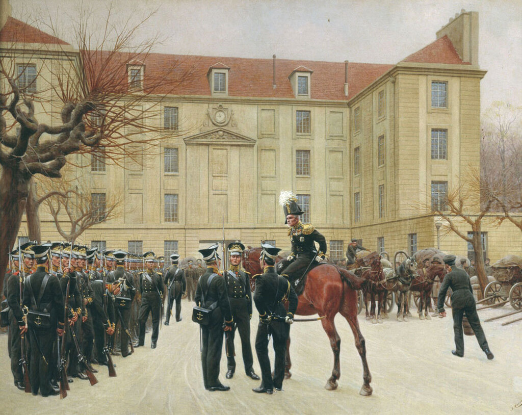 Розен И. С. Гвардейский экипаж  в Париже. 1814-b.jpg