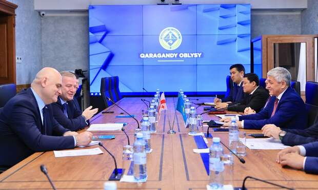 В Караганде состоялась встреча акима области с послом Грузии