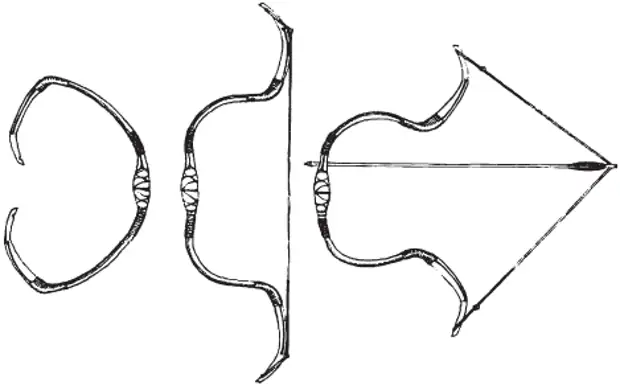 Чертежи монгольского лука