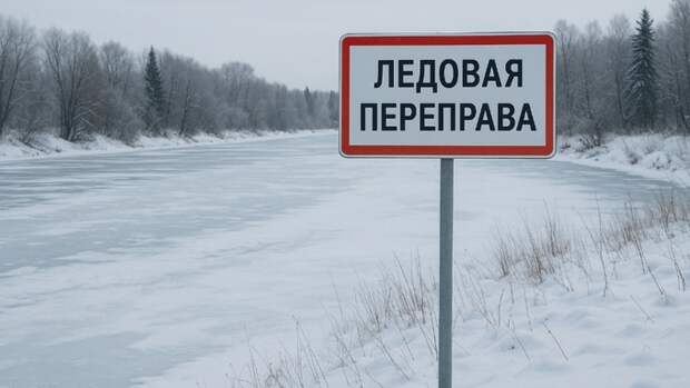 Седьмую ледовую переправу открыли в Шелаболихинском районе Алтайского края