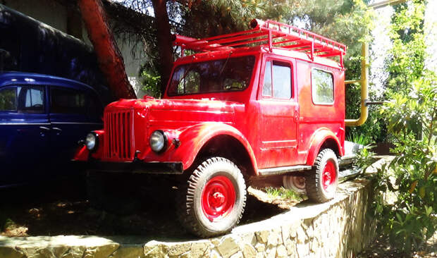 Пожарный ГАЗ-69 авто, история, факты
