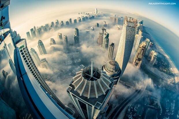 Туман в Дубае