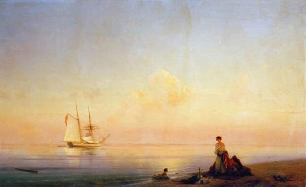 Берег моря. Штиль. 1843 год.