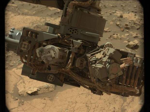 Селфи марсохода Кьюриосити Марс, Космос, Curiosity, Марсоход, Длиннопост