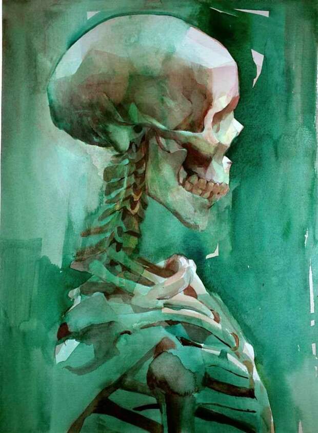 Profile of a skeleton. Nick Runge