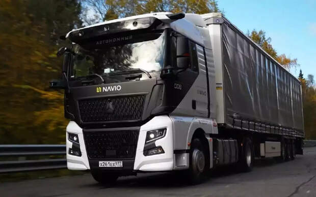 Беспилотный грузовик проехал дистанцию от Москвы до Новосибирска