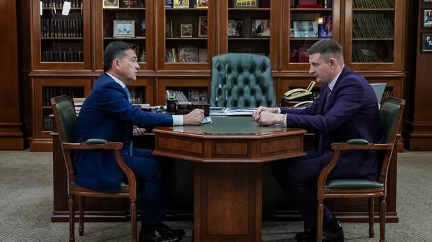 Глава Павловского Посада доложил губернатору о реконструкции системы водоснабжения