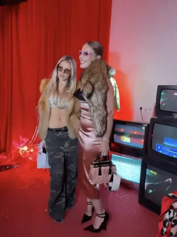 Люся Чеботина и Ксения Собчак