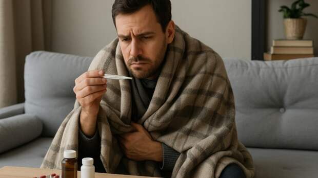 Простуда / Изображение сгенерировано ИИ ChatGPT / amic.ru