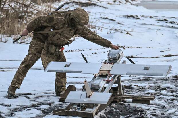 Расчет Supercam S350 вскрыл пункт управления БПЛА ВСУ на правом берегу Днепра