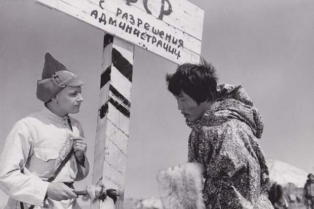 Кадр из к/ф «Начальника Чукотки», 1966 г.