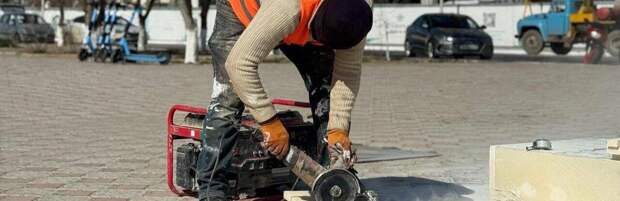 В Актау начали работы по благоустройству