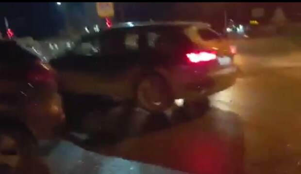 Опубликовано видео жесткой аварии в Северском районе