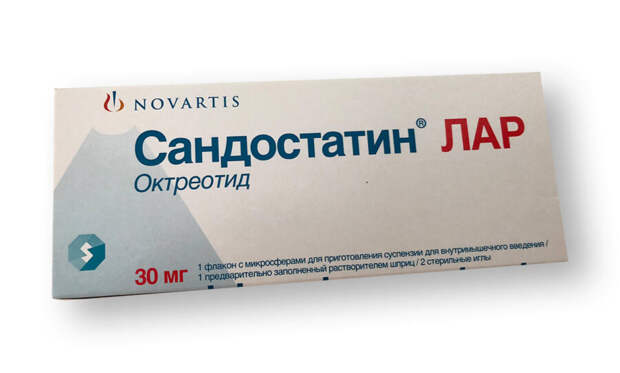 Минздрав России исключил препарат «Сандостатин Лар» компании Novartis из ГРЛС