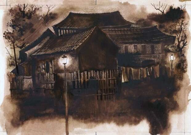 Аркадий Лурье. Китайский домик. 1970-е