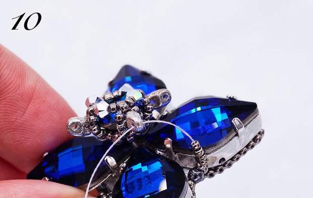 Создаем роскошное колье с кристаллами Swarovski