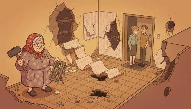 Бабуля устроила «ремонт мести»: трешка, суд и проданная жизнь