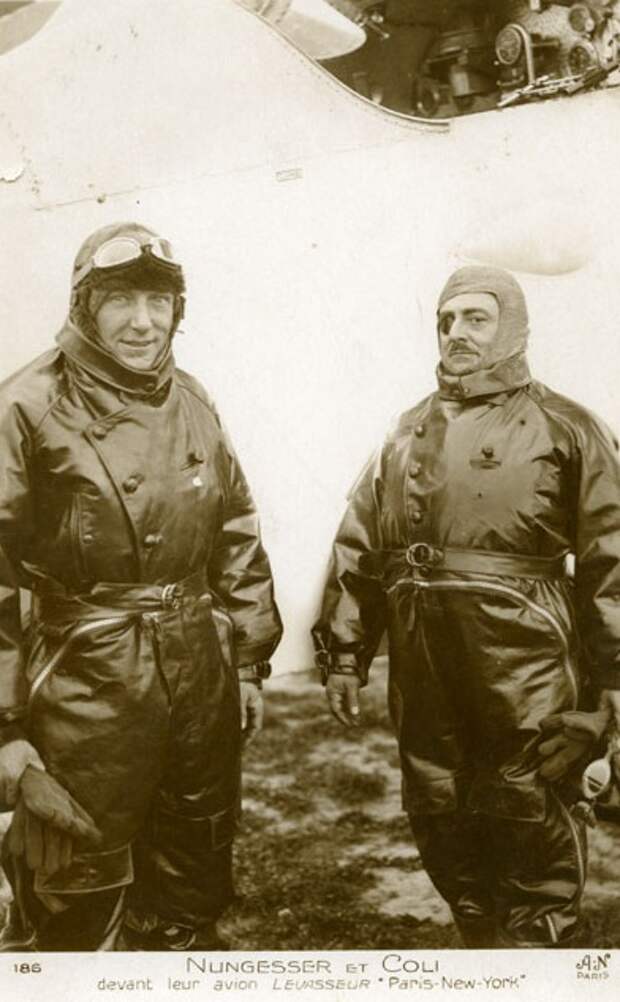 Чарльз Нэнжессе и Франсуа Коли, Париж, 8 мая 1927.