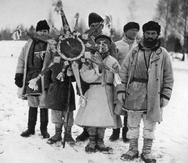 Колядки история, старые, фотографии