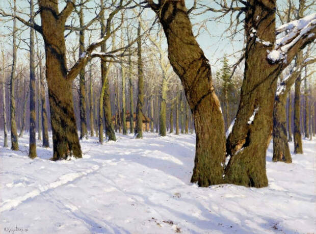 Константин Крыжицкий «Повеяло весной», 1910 год