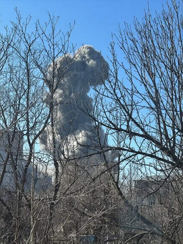 Донецк несколько минут назад