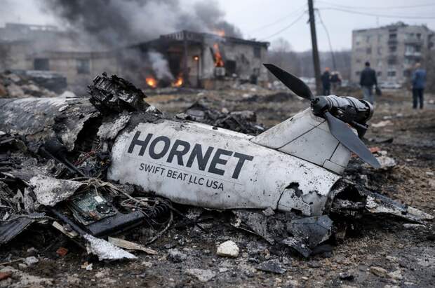 ВСУ ударили по Донецку новым американским дроном Hornet и засветили Swift Beat