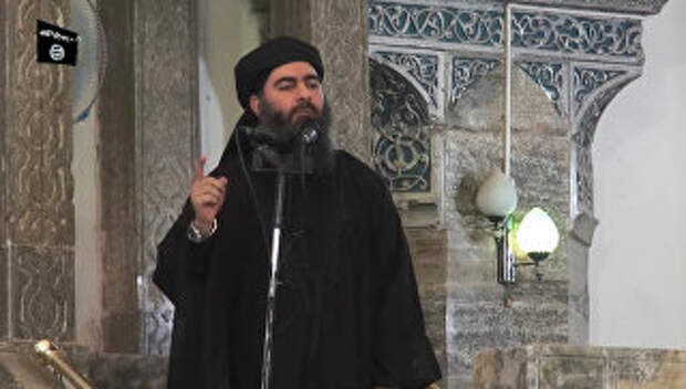 Лидер Исламского государства (ИГ, запрещена в РФ) Абу Бакра аль-Багдади. Архивное фото