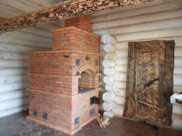Русская печь в современном интерьере загородного дома (38 фото)