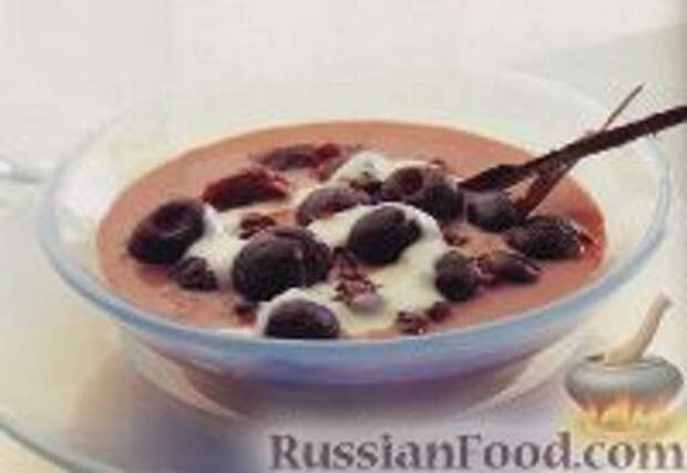 Фото к рецепту: Венгерский вишневый суп
