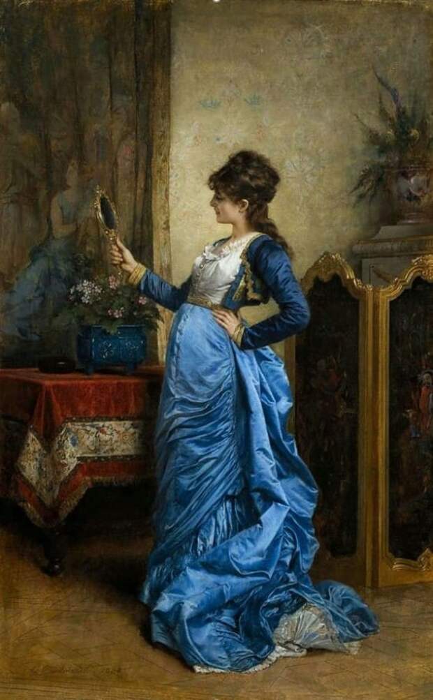 художник Огюст Тульмуш (Auguste Toulmouche) каротины - 17