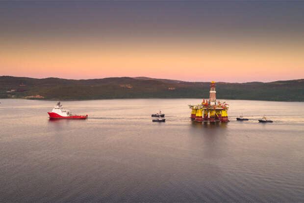 Роснефть платформа месторождение Карское море