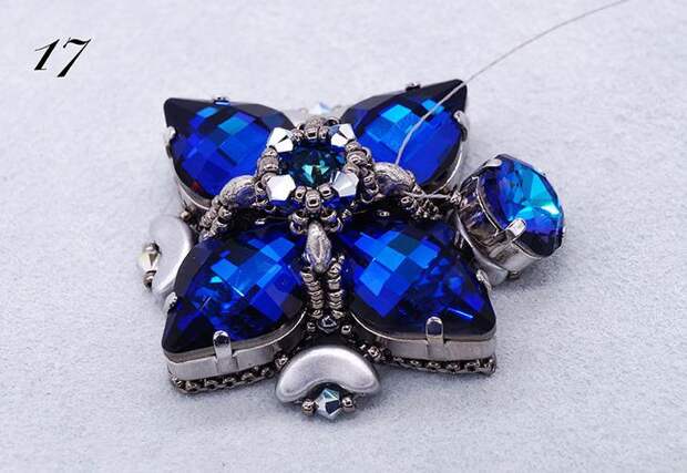 Создаем роскошное колье с кристаллами Swarovski