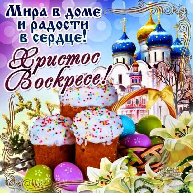 Открытки на Пасху 2021